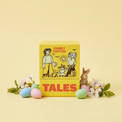 TALES Family Edition 150 Conversation Cards for Family Game Night, Adults, Teens, and Kids, Family Dinners, and Gatherings, Prompts for Meaningful Connections