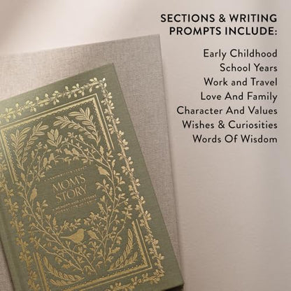Mom's Story: A Memory and Keepsake Journal for My Family (Heirloom Story Books and Guided Journals)