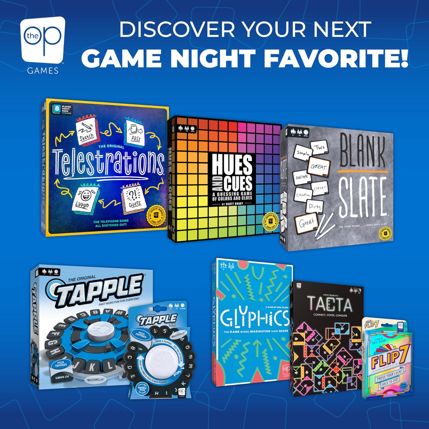 USAOPOLY Flip 7, The Ultimate Blend of Press Your Luck & Strategy, Fast-Paced Addictive Card Game,Quick to Learn & Easy to Teach,Perfect for Game Nights, 3+ Players, Ages 8 & Up, 20 Minutes Play Time